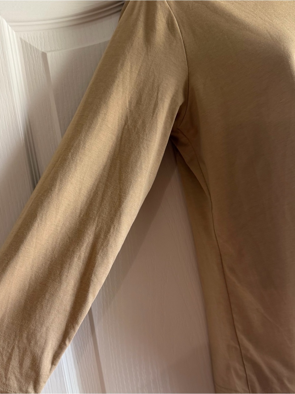 Hinson Wu Gissel 3/4 Sleeve Boat Neck Double Knit Panel Top - Picture 4 of 7